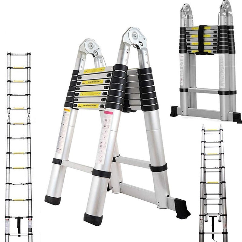 Telescoping Ladder Heavy Duty Aluminum Extendable Ladder
