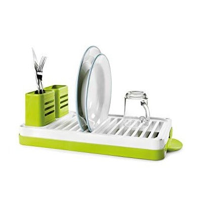 Plate Drying Rack with Tray by JB Saeed Studio