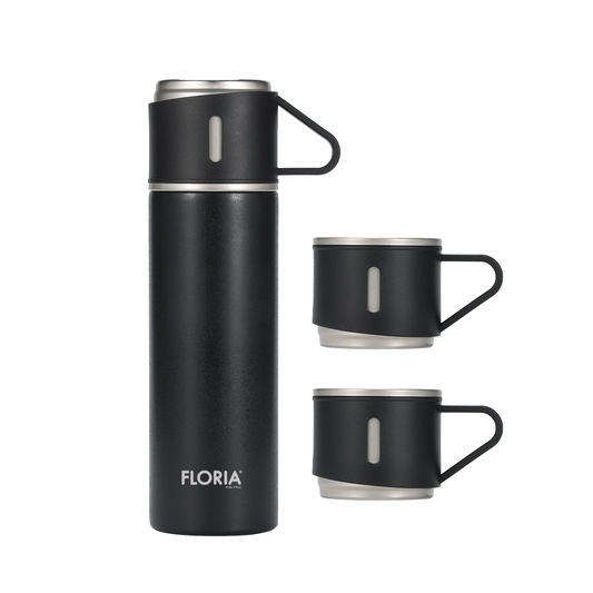 Vacuum Flask Set Black