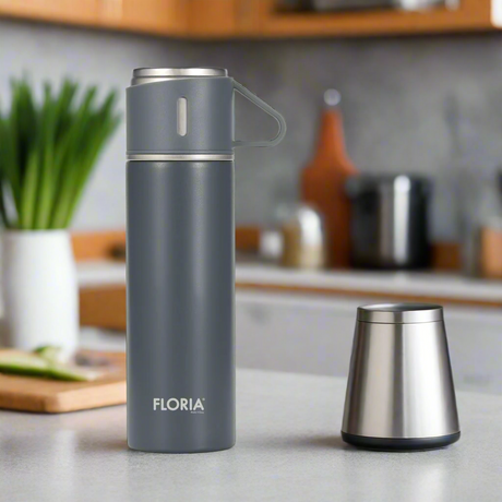 Vacuum Flask Set Grey