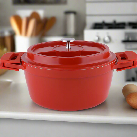 Retro 28cm Casserole with Lid