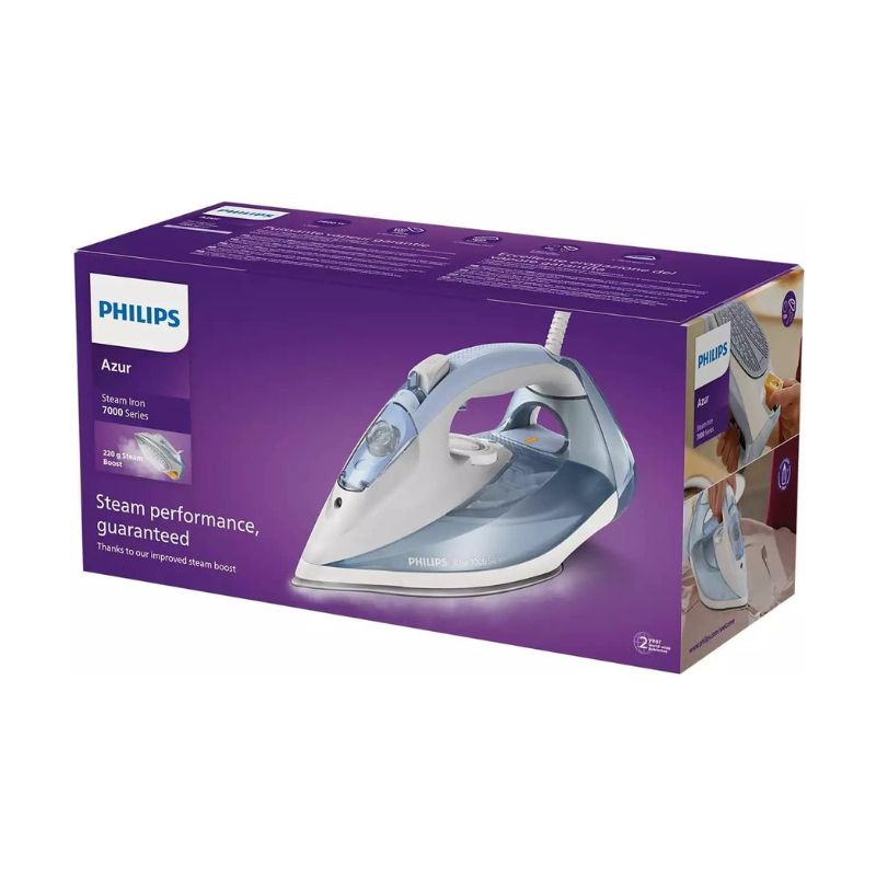 Philips 7000 Series Steam Iron Light Blue 2600W