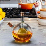 2 in 1 Oil & Vinegar Glass Jar