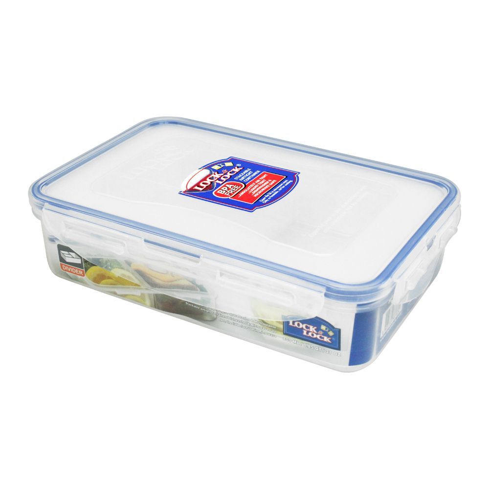 Rectangular Short Food Container 800ml With Divider