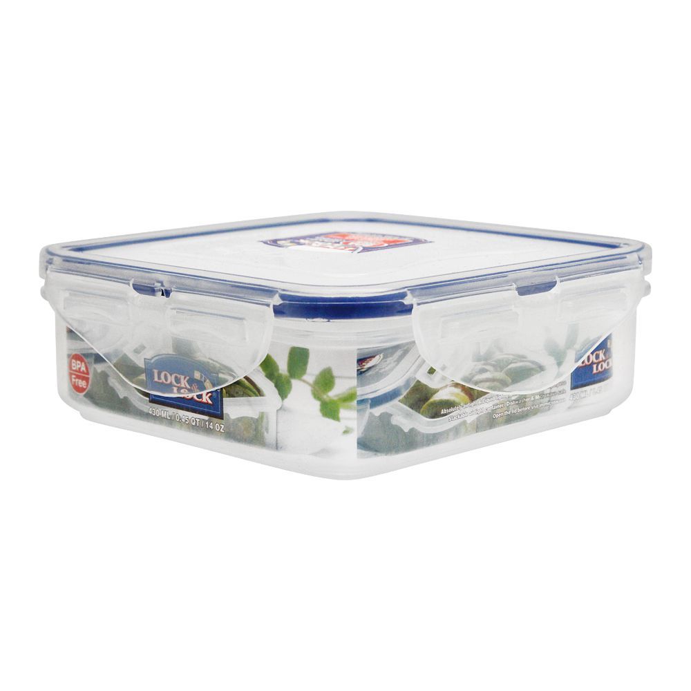 Square Short Food Container 430ml