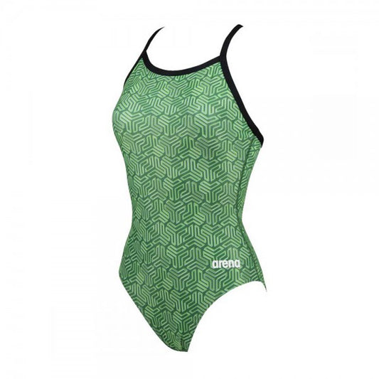 Arena Women's Kikko Swimming Suit-Green