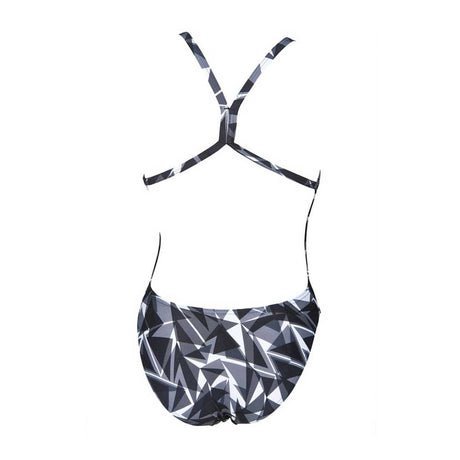 Arena Women's Shattered Glass Lightech Swimming Suit-Black