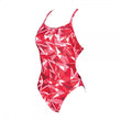 Arena Women's Shattered Glass Lightech Swimming Suit-Red