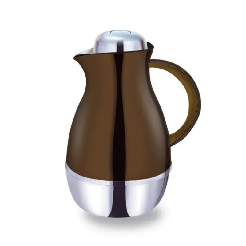 Chocolate Silver Thermos 1.0 liter