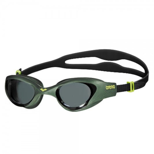 Arena "The One" Swimming Goggles-Smoke Deep Green Black