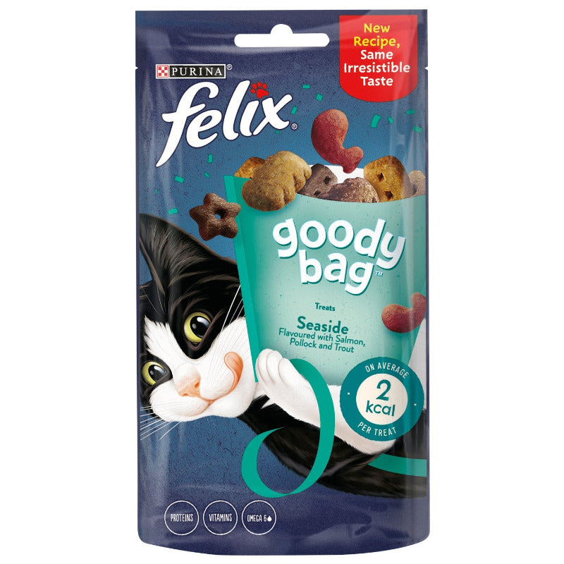 Felix Goody Bag Treats Salmon Spinach 50g