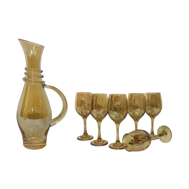 Glass Water Set (Set of 7)