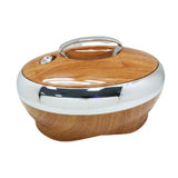 5 Ltr Light Wood+Silver Hotpot