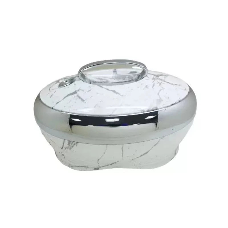 5 Ltr White Silver Hotpot