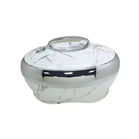 5 Ltr White Silver Hotpot