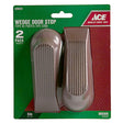 Wedge Door Stop Brown 12.7cm