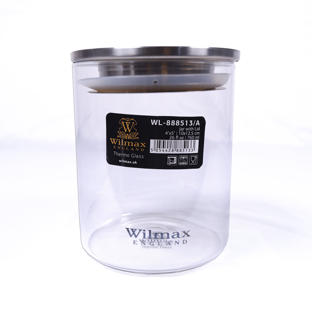 Glass Jar With Lid 760ml