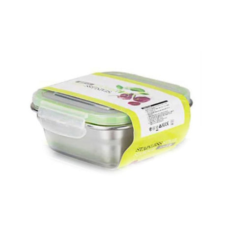 Square Food Container SS 2400ml