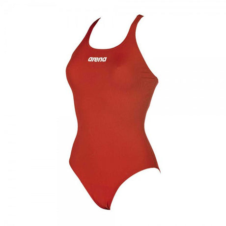 Arena Women's Solid Swim Pro Swimming Suit-Red