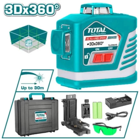 3D Green Beam Self-Leveling Laser Level