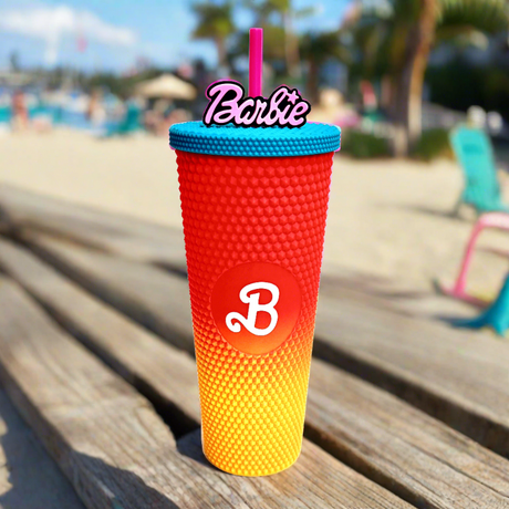 Barbie Sipper Tumbler Orange