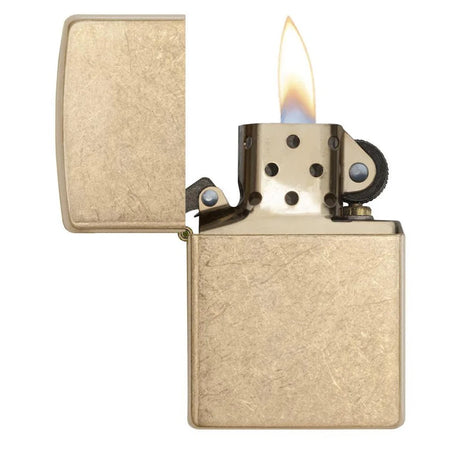 Zippo Armored Tumbled Brass