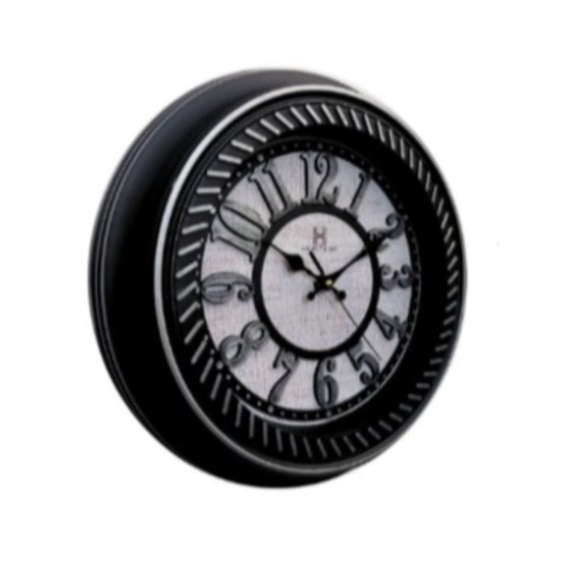 Heritage Wall Clock Fallow Black