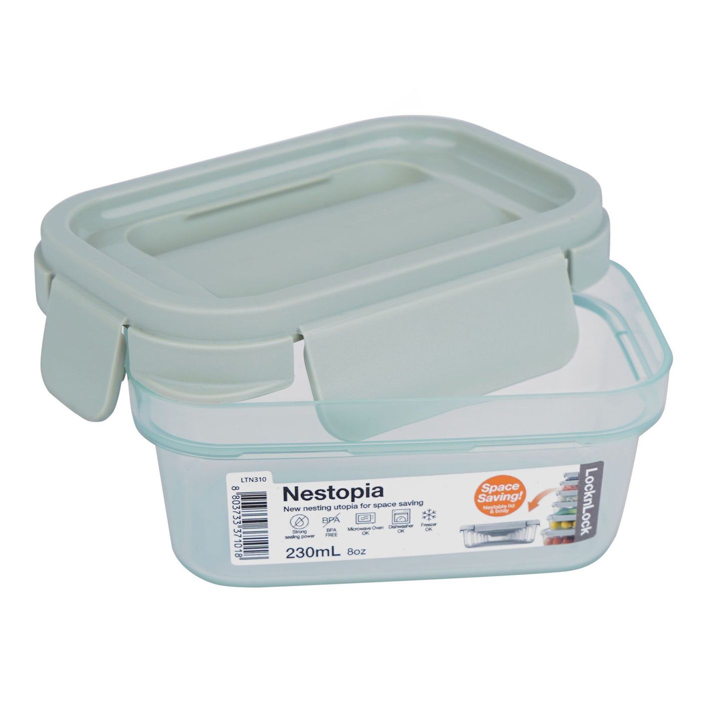 Rectangular Nestophia Container 230ml