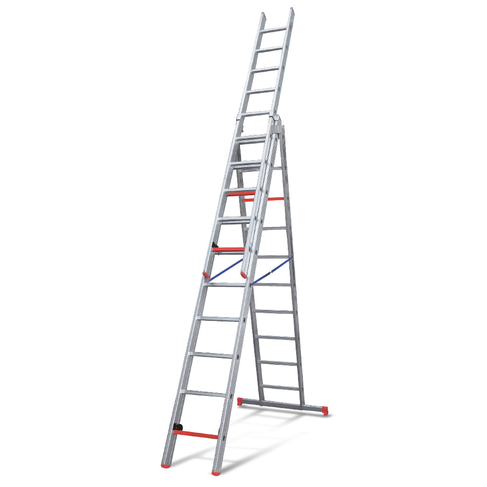 Aluminium Industrial Ladder 3*14 Stpes (3*4Mt) - A Type