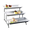 3 Tier Rectangular Serving Stand with Trays