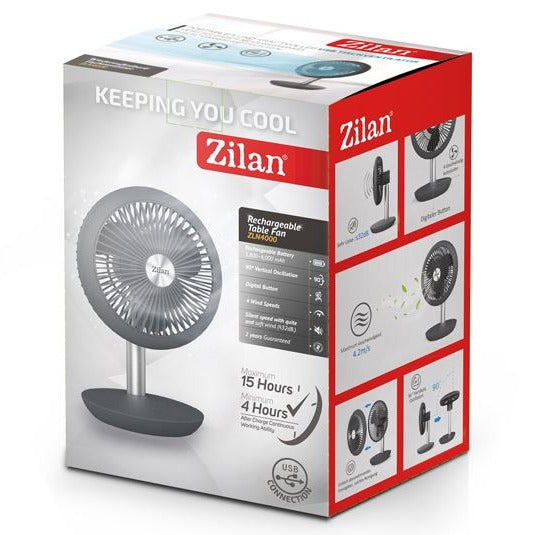 Rechargeable Table Fan