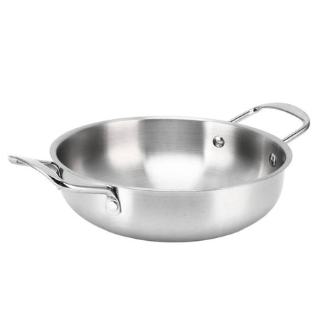 Stainless Steel Ramen Pan Silver 20cm