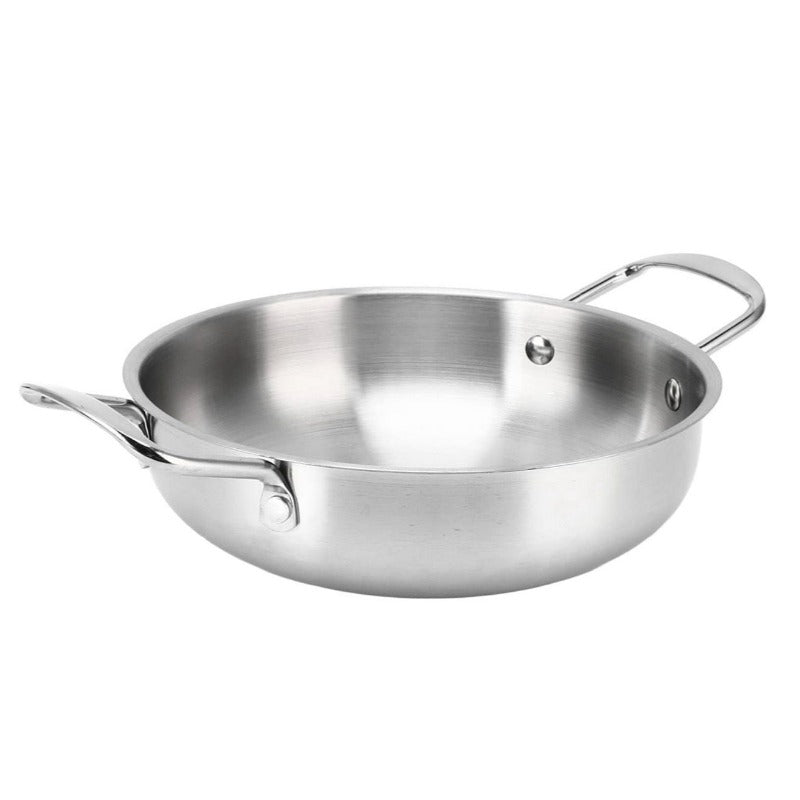 Stainless Steel Ramen Pan Silver 26cm