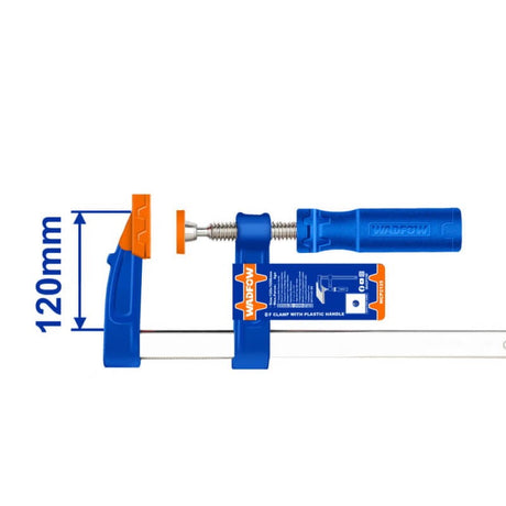 Wadfow F Clamp With Plastic Handle 120x800mm