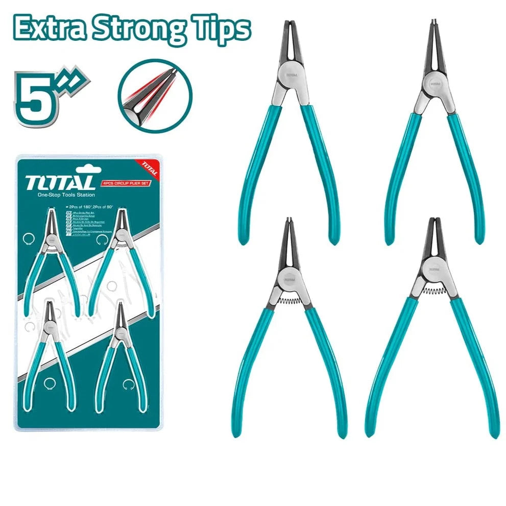 4 Pcs Circlip Pliers Set