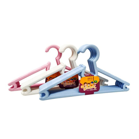 Plastic Kids Clothes Hanger (Set Of 6 )