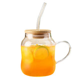 Glass Tumbler With Straw