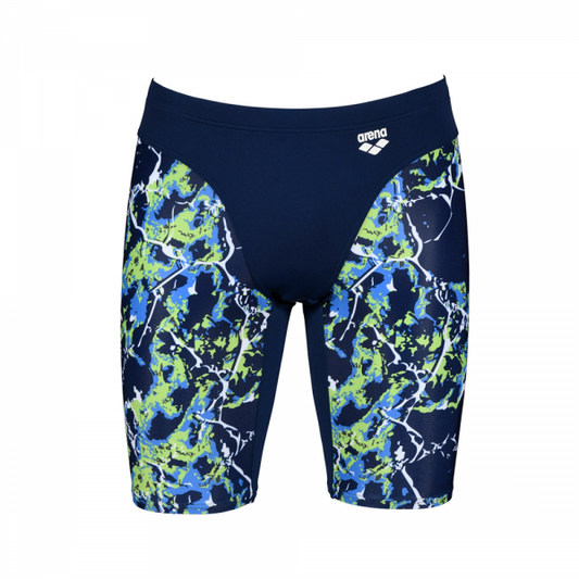 Arena Men's Earth Texture Jammers - Navy & Soft Green