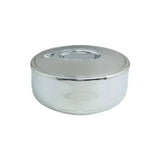 5 Ltr Round Silver Hotpot