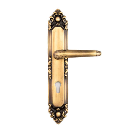 610 Lever Handle MAB With Plate