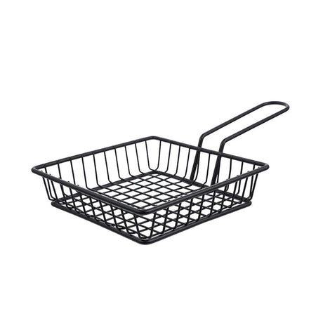 Metal Fry Basket Black