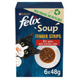 Felix Soup Strips Farm 48g (Pack of 48)