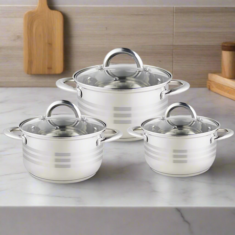 Stainless Steel 6pcs Cookware Set