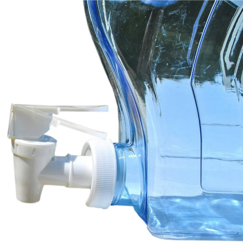 Plastic Beverage Container Transparent Blue 4.7L