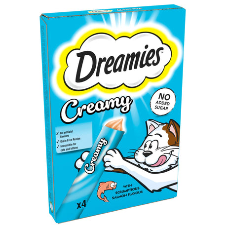 Dreamies Creamy Treat Salmon 40g (Pack of 11)