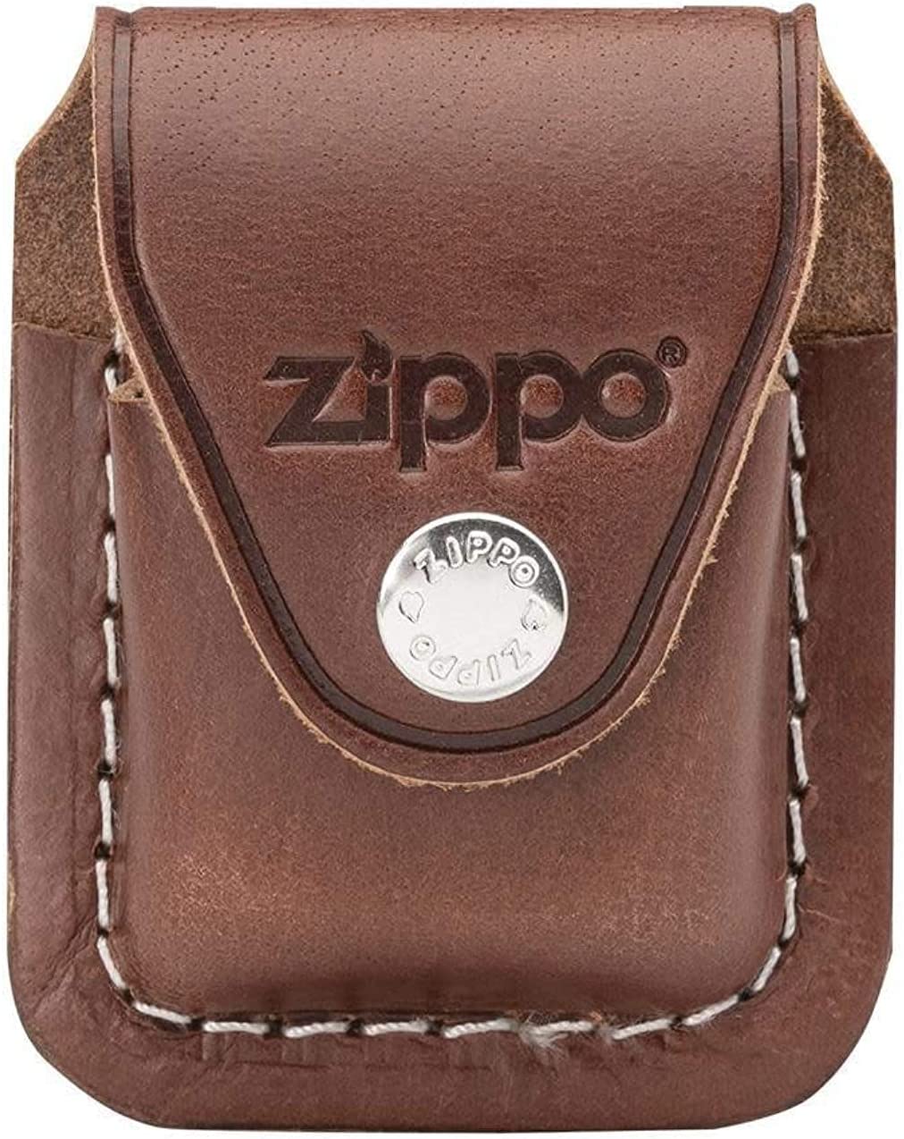 Zippo Lighter Pouch/ Clip Brown