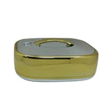 5.5 Ltr Rectangle Gold Silver Hotpot