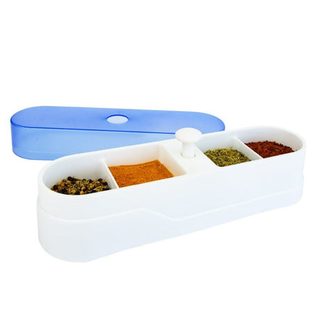 4-Division Spice Tray With Lid