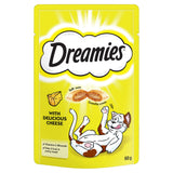 Dreamies Cat Treat Cheese 60g (Pack of 8)