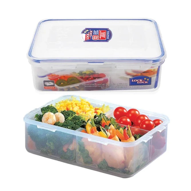 Lock n Lock Short Food Container 1.6L W/Divider